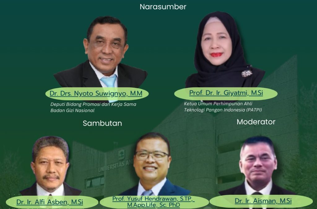 Webinar Series FKPT-TPI “Peran Perguruan Tinggi dalam Mendukung Program Makan Bergizi Gratis”