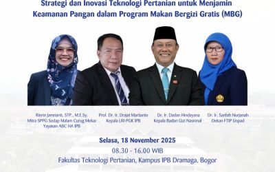Seminar Nasional dan Pertemuan Forum Komunikasi Perguruan Tinggi Teknologi Pertanian Indonesia (FKPT-TPI)